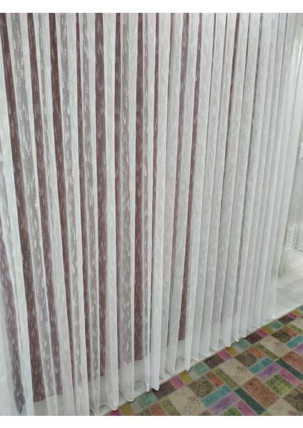 Keten Tül Perde Yağmur Damlası Ütü Sevmez Tül Perde 1 x 2.5 Orta Pileli fiyatları