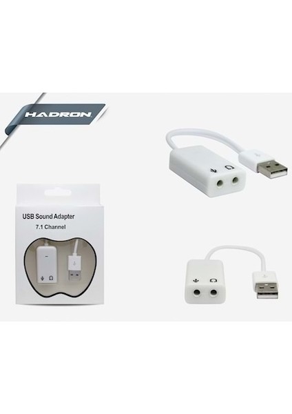 Hadron USB Sound Card 7.1 Harici 7+1 Ses Kartı