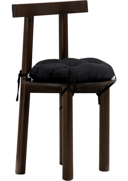 Yuvarlak Sandalye Minderi 40 x 40 cm Siyah fiyatları