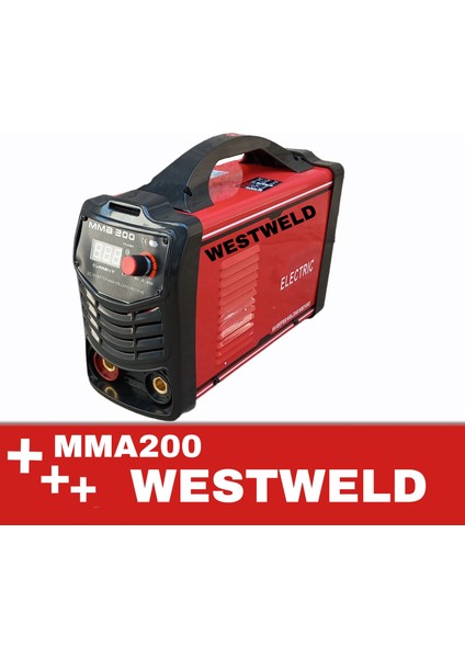 Westweld MMA200 Invereter Kaynak Makinesi Dijital Göstergeli fiyatları