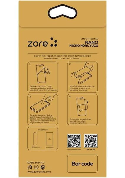 Xiaomi Redmi Note 9 4g Zore Zore Nano Micro Temperli Ekran Koruyucu