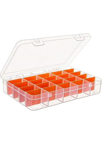 Hipaş Plastik – 25  Bölmeli Kapaklı Organizer Kutu – TK-5048