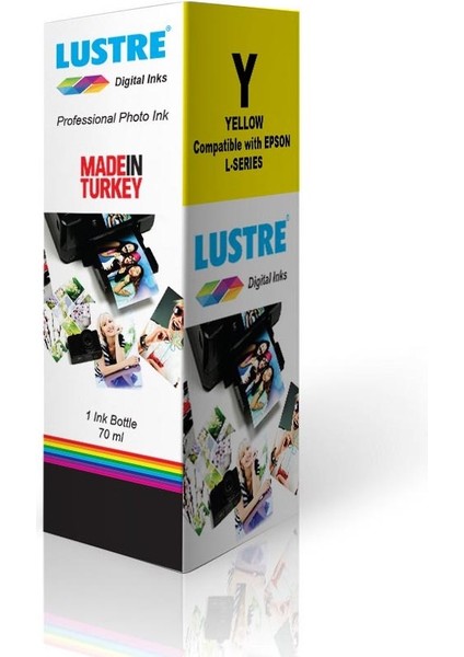 Epson L Serisi Uyumlu Yellow 70 ml