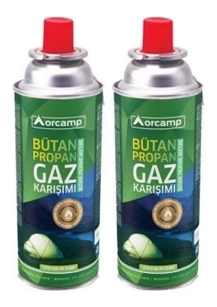 2 Adet Orgaz & Orcamp 227GR Gaz Kartuşu Kamp Ocak Kartuş