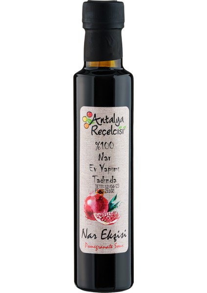 %100 Nar Ekşisi Classy Cam Şişe 250 ml
