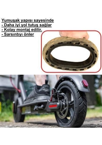 Xiaomi 8.5 Inç Elektrikli Scooter Dolgu Dış Lastik 8-1/2 fiyatları
