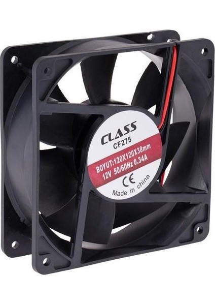 120X120X38MM Dc 12VOLT Fan - 1ADET