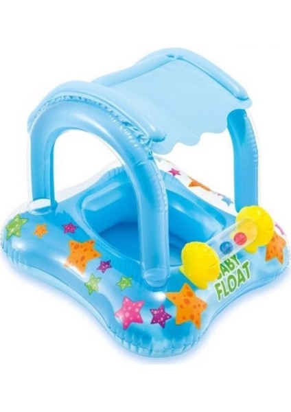 Gölgelikli Şişme Bebek Botu
