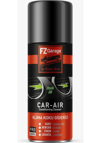 FZ Garage Temizleyici Klima Fresh Koku Bombası Limon 200ml