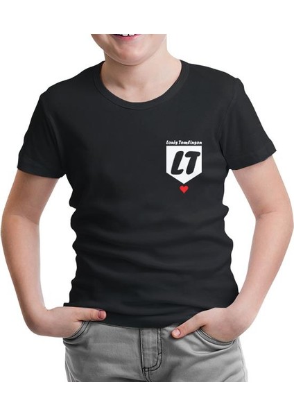 Louis Tomlinson - Lt Siyah Çocuk Tshirt