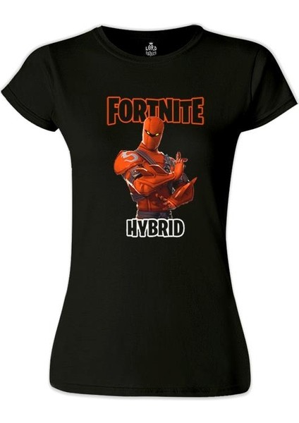 Fortnite - Hybrid Siyah Bayan Tshirt