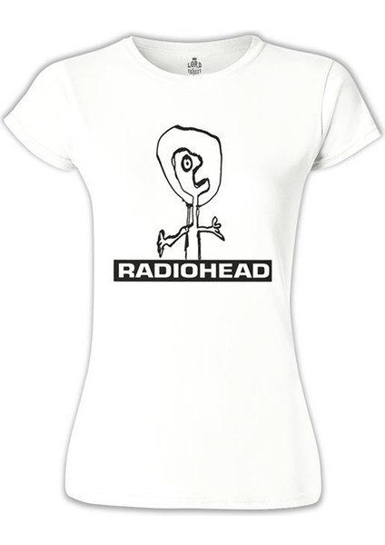 Radiohead Beyaz Bayan Tshirt