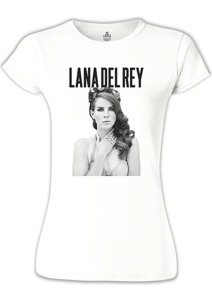 Lana Del Rey Beyaz Bayan Tshirt