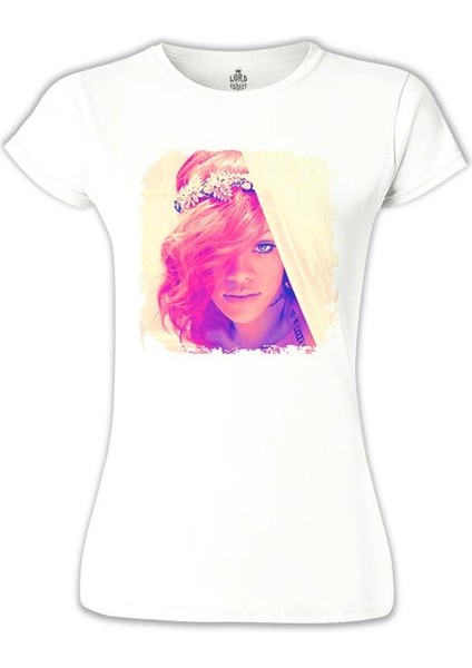 Rihanna - Loud Beyaz Bayan Tshirt