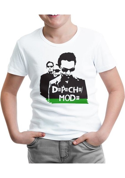 Depeche Mode Beyaz Çocuk Tshirt