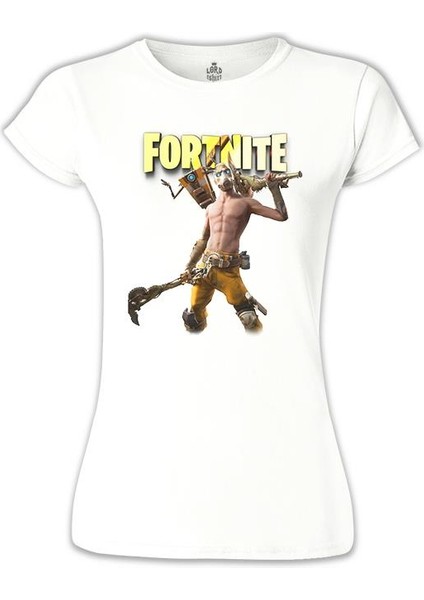 Fortnite - Psycho Beyaz Bayan Tshirt