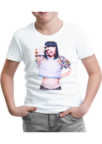 Jessie J Beyaz Çocuk Tshirt