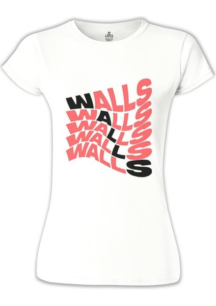 Louis Tomlinson - Walls Beyaz Bayan Tshirt