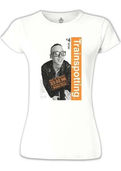 Trainspotting - 4 Beyaz Bayan Tshirt