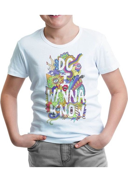 Arctic Monkeys - Do I Wanna Know Beyaz Çocuk Tshirt