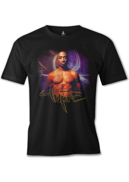 Tupac Shakur Siyah Erkek Tshirt