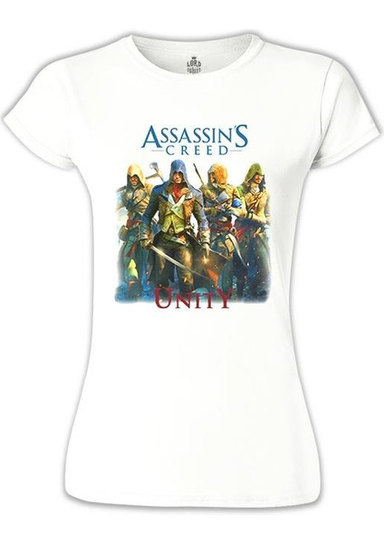Assassin's Creed - Unity Beyaz Bayan Tshirt