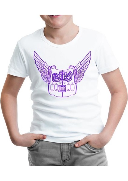 Bts - Jimin Wings Beyaz Çocuk Tshirt