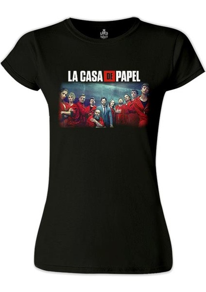 La Casa De Papel - All Siyah Bayan Tshirt