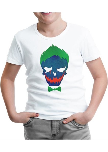 Suicide Squad - Joker Beyaz Çocuk Tshirt