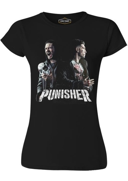 Punisher - Fight Siyah Bayan Tshirt