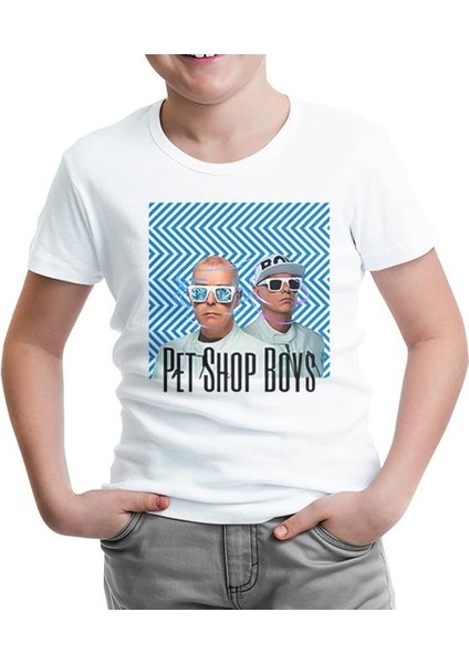 Pet Shop Boys - Super Beyaz Çocuk Tshirt