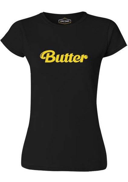 Bts - Butter Siyah Bayan Tshirt