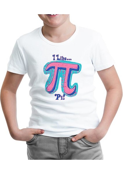 Matematik - Pi 21 Beyaz Çocuk Tshirt