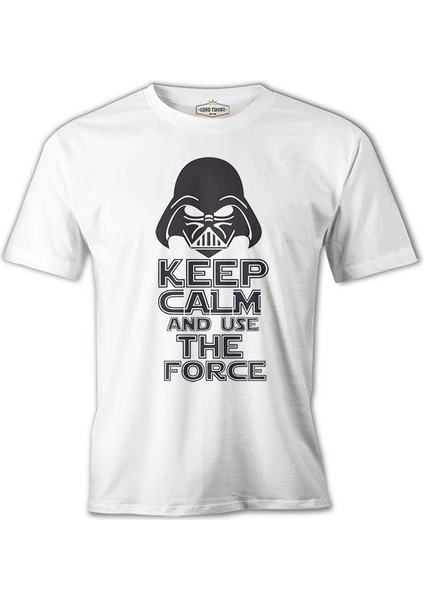 Star Wars - Use The Force Beyaz Erkek Tshirt