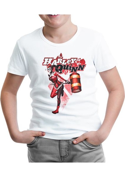 Harley Quinn - Big Bang Beyaz Çocuk Tshirt