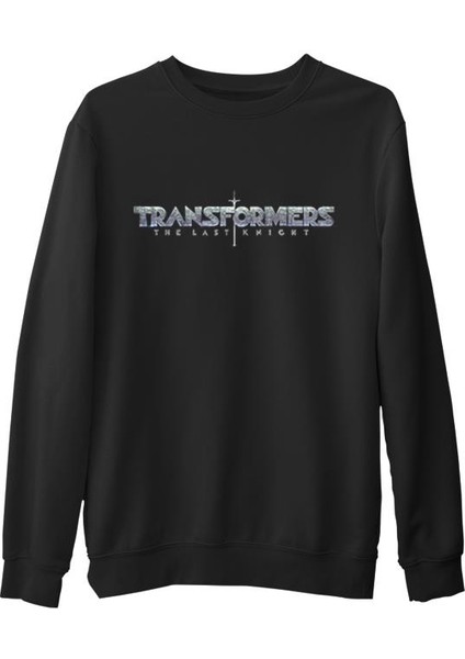 Transformers 5 - Logo Siyah Erkek Kalın Sweatshirt
