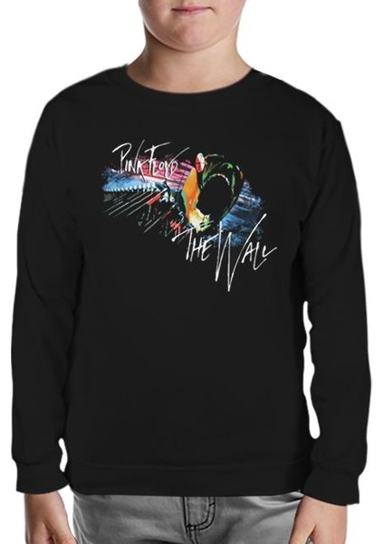 Pink Floyd - The Wall Siyah Çocuk Sweatshirt