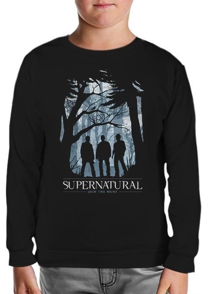 Supernatural - Join The Hunt Iı Siyah Çocuk Sweatshirt