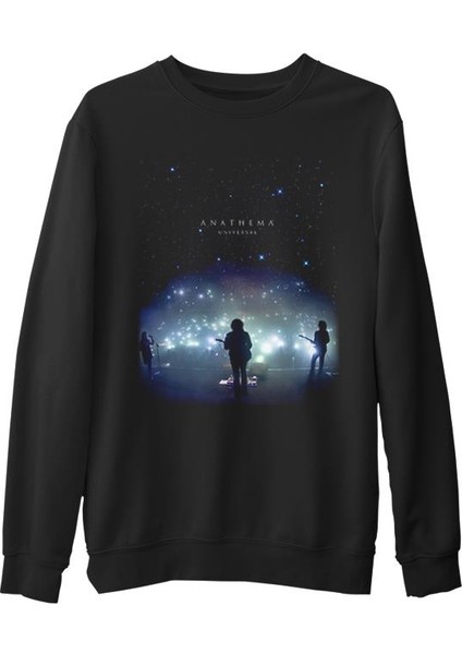 Anathema - Universal Siyah Erkek Kalın Sweatshirt