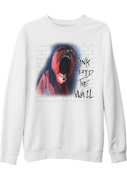 Pink Floyd - The Wall Beyaz Kalın Sweatshirt