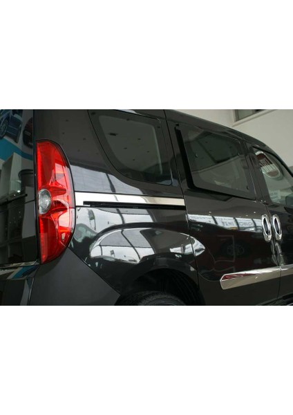 Fiat Doblo Krom Sürgülü Kapı Çıtası 2 Parça 2010-2014 Arası