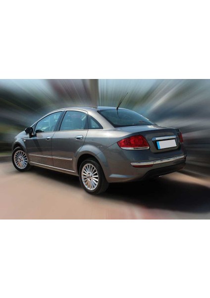 Fiat Linea Krom Arka Tampon Kaşı 3 Parça 2012 ve Sonrası