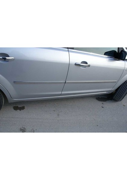 Ford Focus 2 HB/Sedan Krom Yan Kapı Çıtası 4 Parça 2005-2008 Arası modelleri