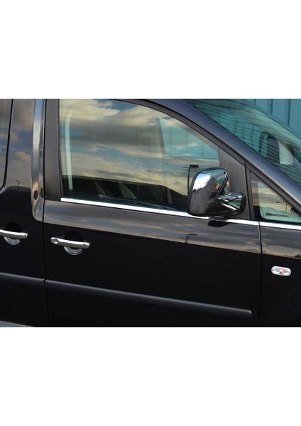 VW Caddy Krom Cam Çıtası 4 Parça 2003-2014 Arası modelleri