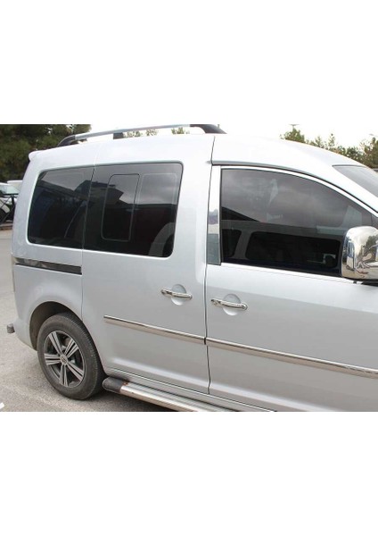 VW Caddy Krom Sürgülü Kapı Çıtası 2 Parça 2003-2015 Arası fırsatları