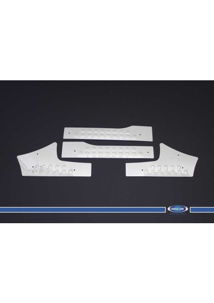 Peugeot Partner Krom Tepee İç Kapı Eşiği 4 Parça 2008-2018 Arası