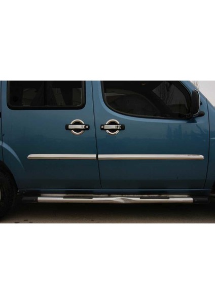 Fiat Doblo Krom Yan Kapı Çıtası 4 Parça 2000-2006 Arası