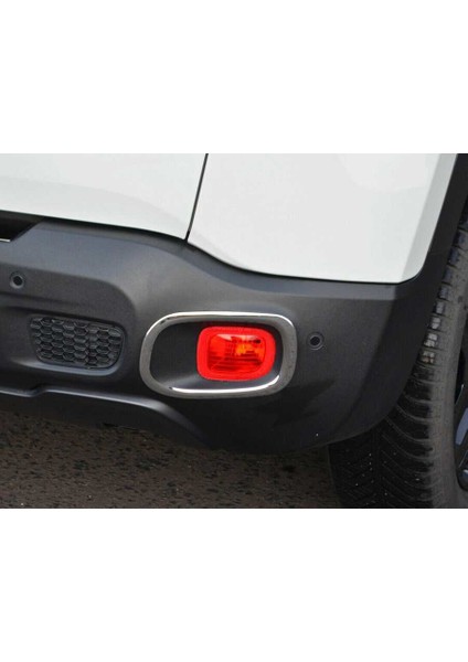 OMSA Jeep Renegade Krom Reflektör Çerçevesi 2 Parça 2014 ve Sonrası