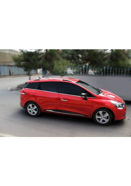 Renault Clio 4 HB/SW Krom Yan Kapı Çıtası 4 Parça Formlu 2012-2018 arası