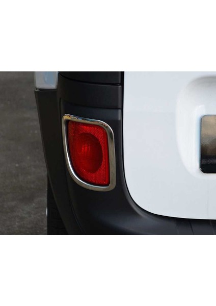 Renault Kangoo 2 Krom Reflektör Çerçevesi 2 Parça 2013-2021 Arası modelleri